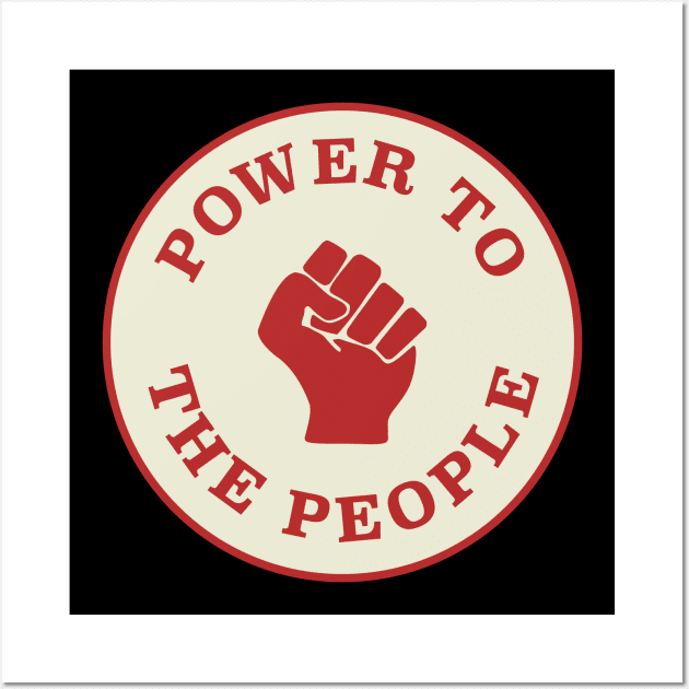 Power To The People Wall Art by Football from the Left